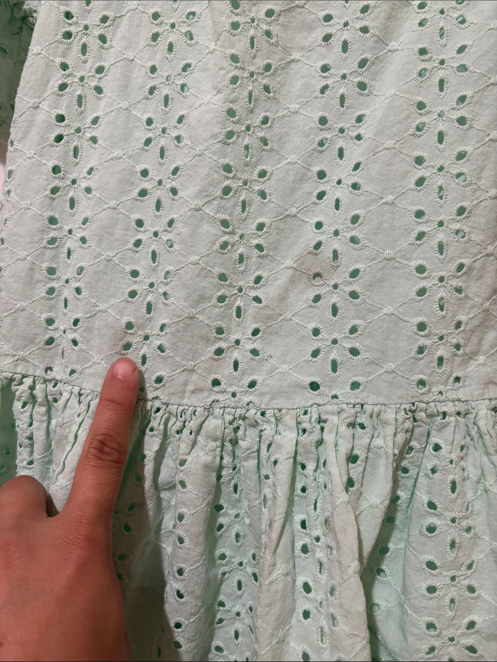 Janie & Jack Eyelet Flutter Sleeve Dress - Picture 6 of 8